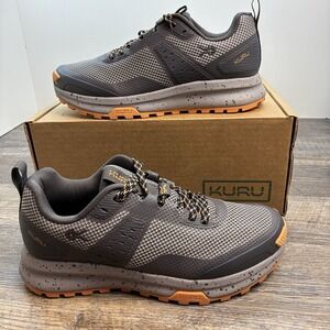 Kuru Atom Trail Women's 7 Sneaker Shoe Smoke Gray Apricot Hiking Walking Outdoor